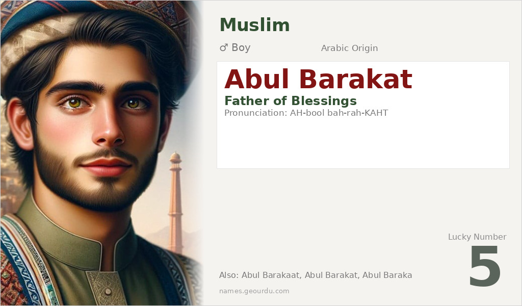 Abul Barakat Name Meaning and Details