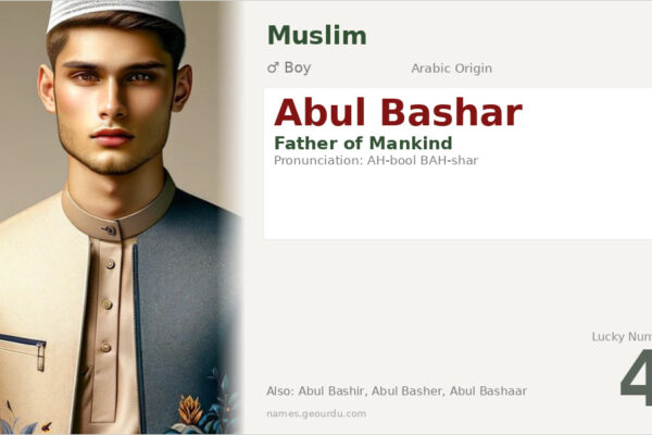 Abul Bashar Name Meaning — Arabic Origin, Boy Name & Islamic Significance (2025)