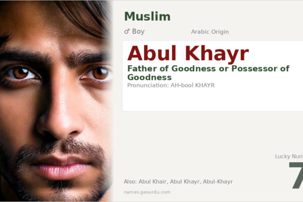 Abul Khayr Name Meaning — Arabic Origin, Boy Name & Islamic Tradition (2025)