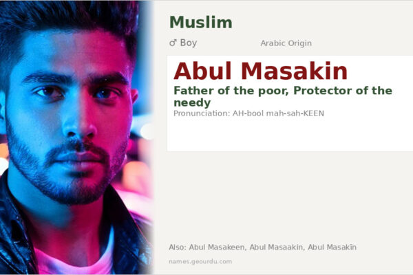 Abul Masakin Meaning — Arabic Origin, Islamic Honorific & Details