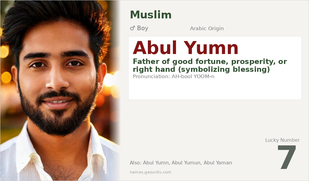 Abul Yumn Name Meaning and Details