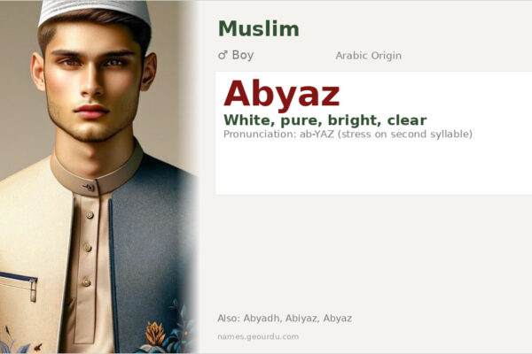 Abyaz Name Meaning — Arabic Origin, Boy Name & Details (2025)