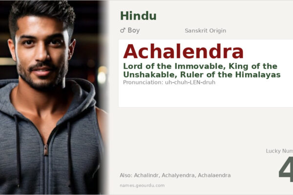 Achalendra Name Meaning — Sanskrit Origin, Boy Name & Details (2025)