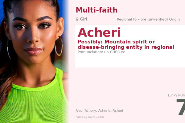 Acheri Name Meaning — Folklore Origin & Details (2025)