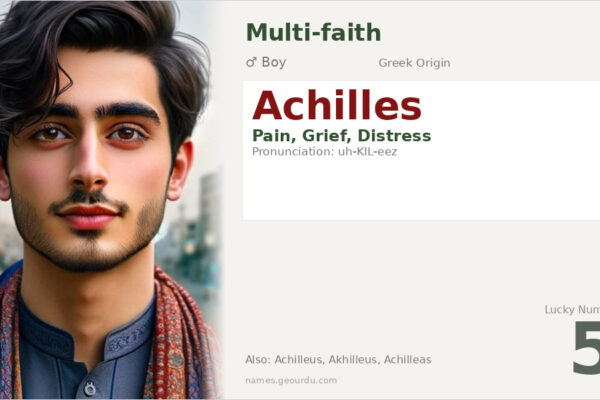 Achilles Name Meaning — Greek Origin, Mythology & Details (2025)