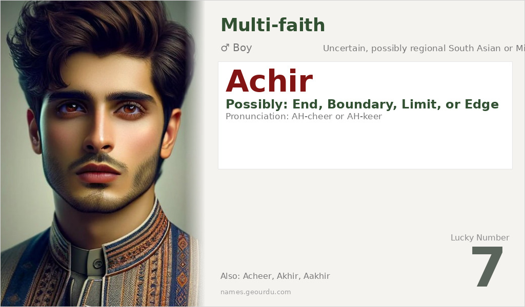 Achir Name Meaning and Details