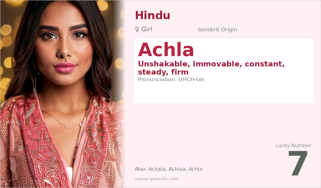 Achla Name Meaning and Details