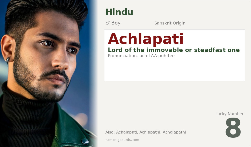 Achlapati Name Meaning and Details