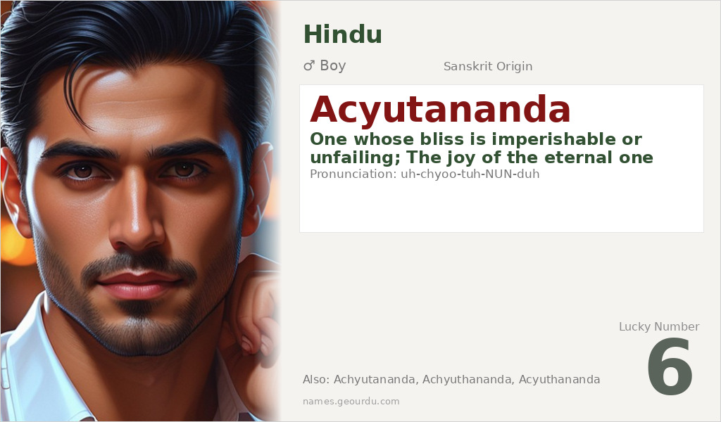 Acyutananda Name Meaning and Details