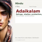 Adaikalam Name Meaning and Details