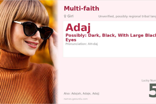 Adaj Name Meaning — Origin, Gender & Details (2025)