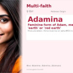 Adamina Name Meaning and Details