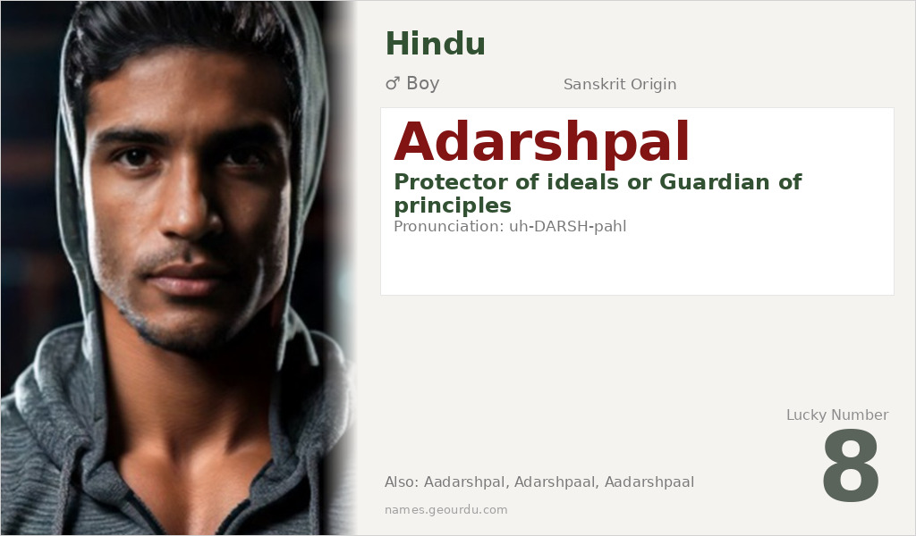 Adarshpal Name Meaning and Details
