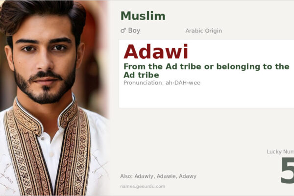 Adawi Name Meaning — Arabic Origin, Tribal Heritage & Details (2025)