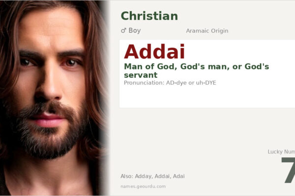 Addai Name Meaning — Aramaic Origin, Christian Boy Name & History (2025)