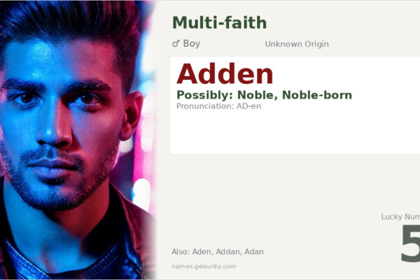 Adden Name Meaning — Origin, Gender & Details (2025)