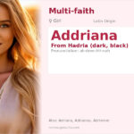 Addriana Name Meaning and Details