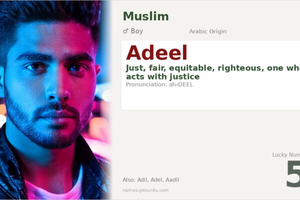 Adeel Name Meaning — Arabic Origin, Boy Name & Islamic Significance (2025)