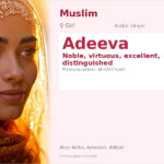 Adeeva Name Meaning and Details