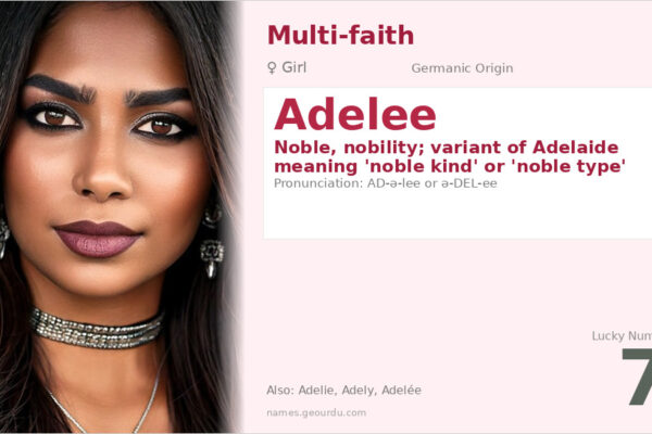 Adelee Name Meaning — Germanic Origin, Girl Name & Details (2025)