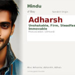 Adharsh Name Meaning and Details
