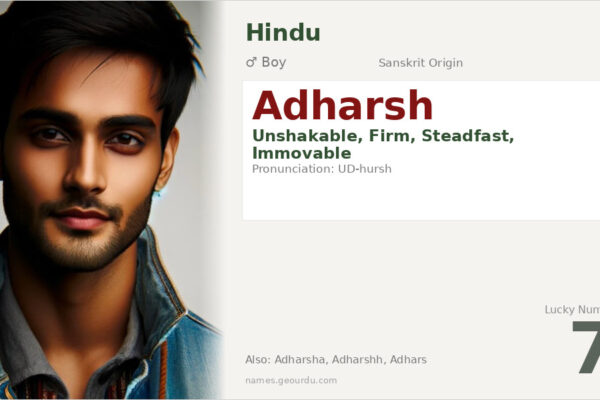 Adharsh Name Meaning — Sanskrit Origin, Boy Name & Details (2025)