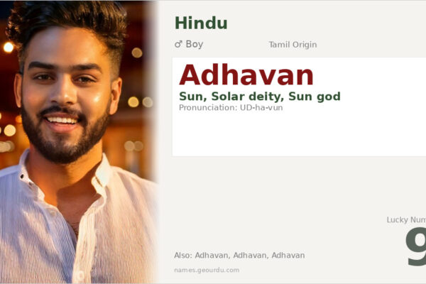 Adhavan Name Meaning — Origin, Gender & Details (2025)