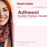 Adheeni Name Meaning and Details