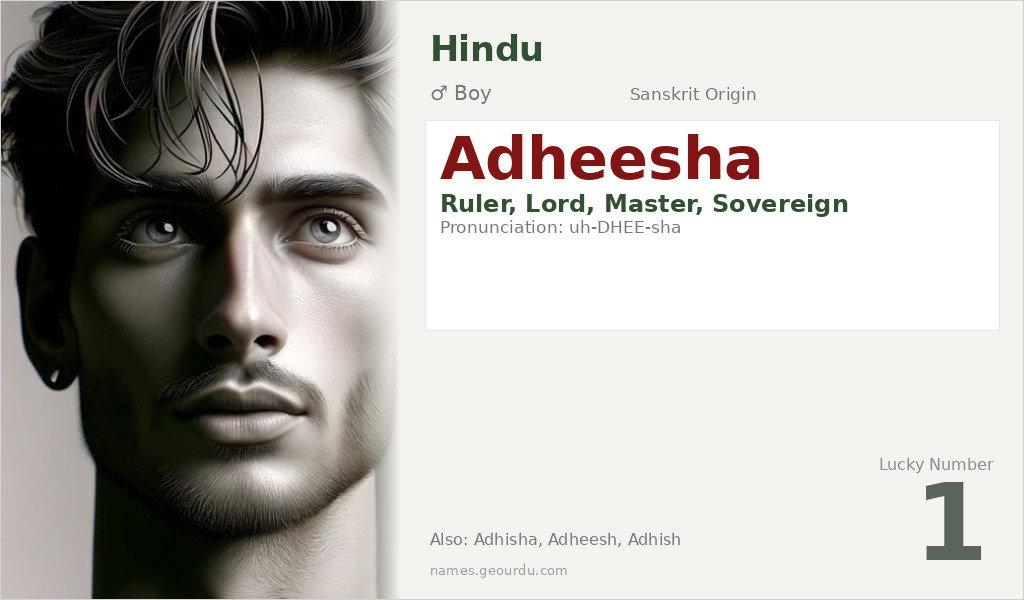 Adheesha Name Meaning and Details