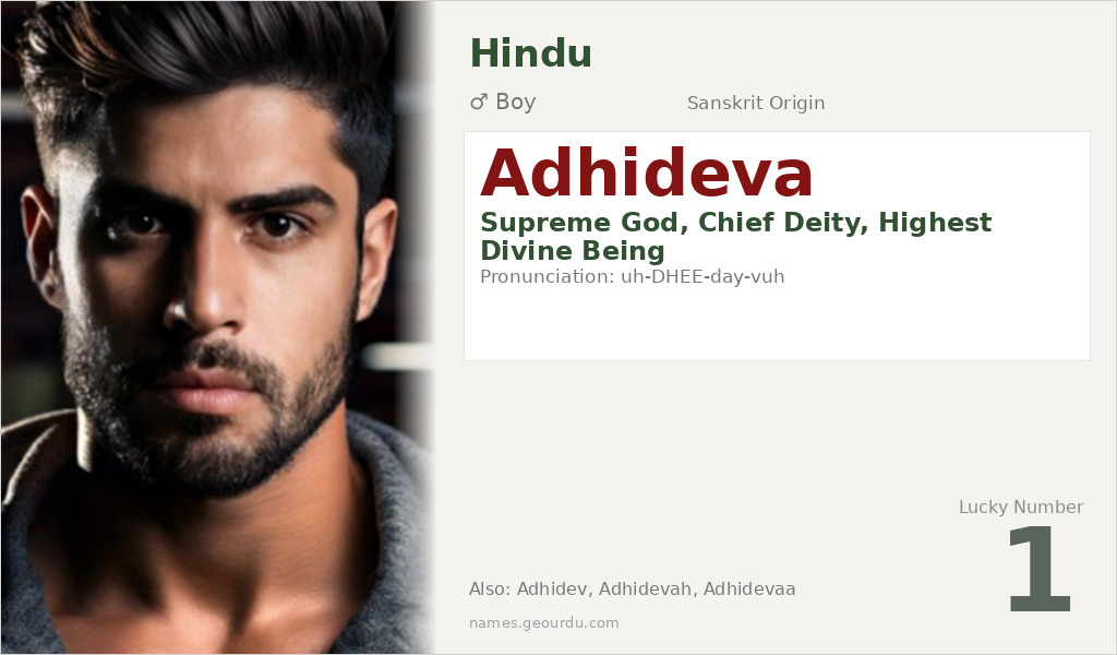 Adhideva Name Meaning and Details
