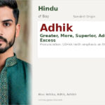 Adhik Name Meaning and Details