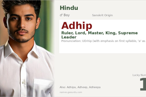 Adhip Name Meaning — Sanskrit Origin, Boy Name & Details (2025)