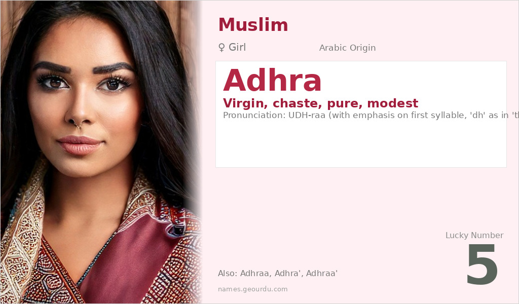 Adhra Name Meaning and Details