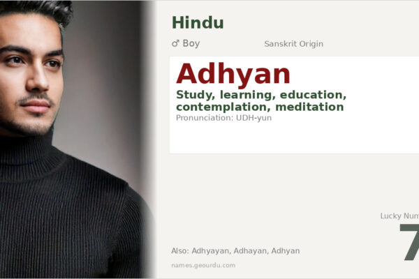 Adhyan Name Meaning — Sanskrit Origin, Boy Name & Details (2025)