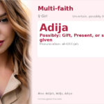 Adija Name Meaning and Details