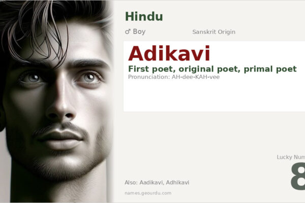 Adikavi Name Meaning — Sanskrit Origin, Boy Name & Cultural Significance (2025)