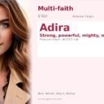 Adira Name Meaning and Details