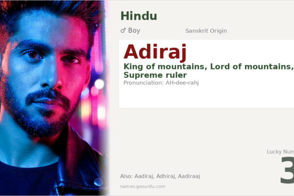 Adiraj Name Meaning — Sanskrit Origin, Boy Name & Details (2025)