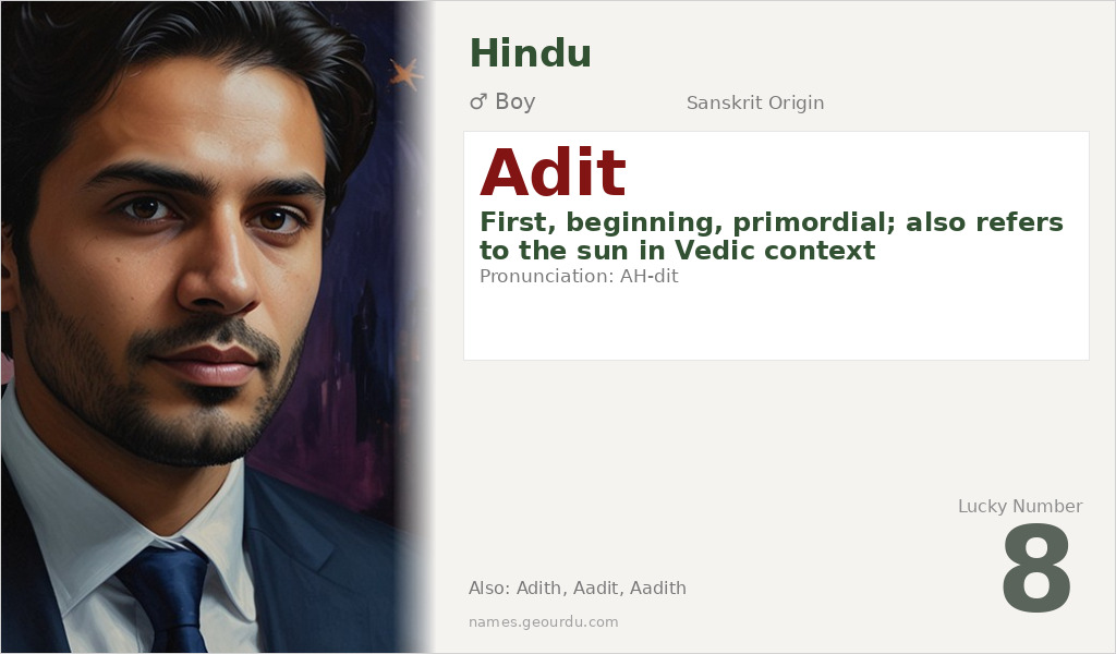 Adit Name Meaning and Details