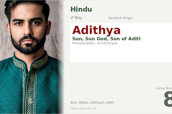 Adithya Name Meaning — Sanskrit Origin, Hindu Boy Name & Details (2025)