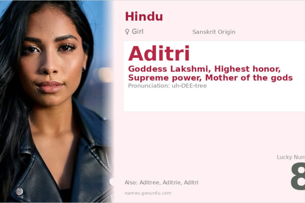 Aditri Name Meaning — Sanskrit Origin, Hindu Goddess & Details (2025)