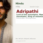 Adripathi Name Meaning and Details