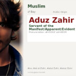 Aduz Zahir Name Meaning and Details