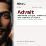 Advait Name Meaning and Details