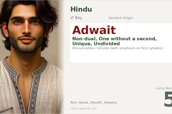 Adwait Name Meaning — Sanskrit Origin, Boy Hindu Name & Philosophy (2025)