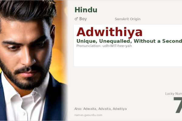Adwithiya Name Meaning — Sanskrit Origin, Boy Name & Details (2025)
