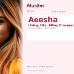 Aeesha Name Meaning and Details