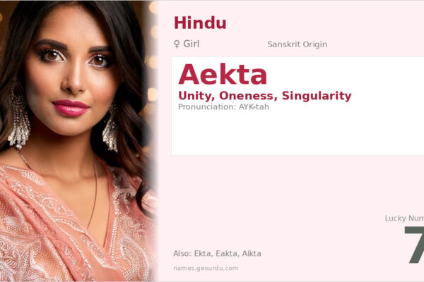 Aekta Name Meaning — Sanskrit Origin, Girl Name & Details (2025)