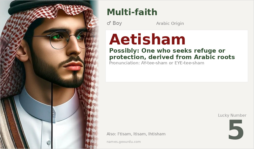Aetisham Name Meaning and Details