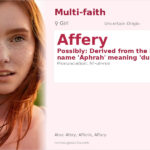 Affery Name Meaning and Details